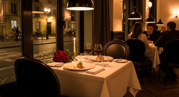 Restaurant pour amoureux à Paris : le top des adresses romantiques à tester
